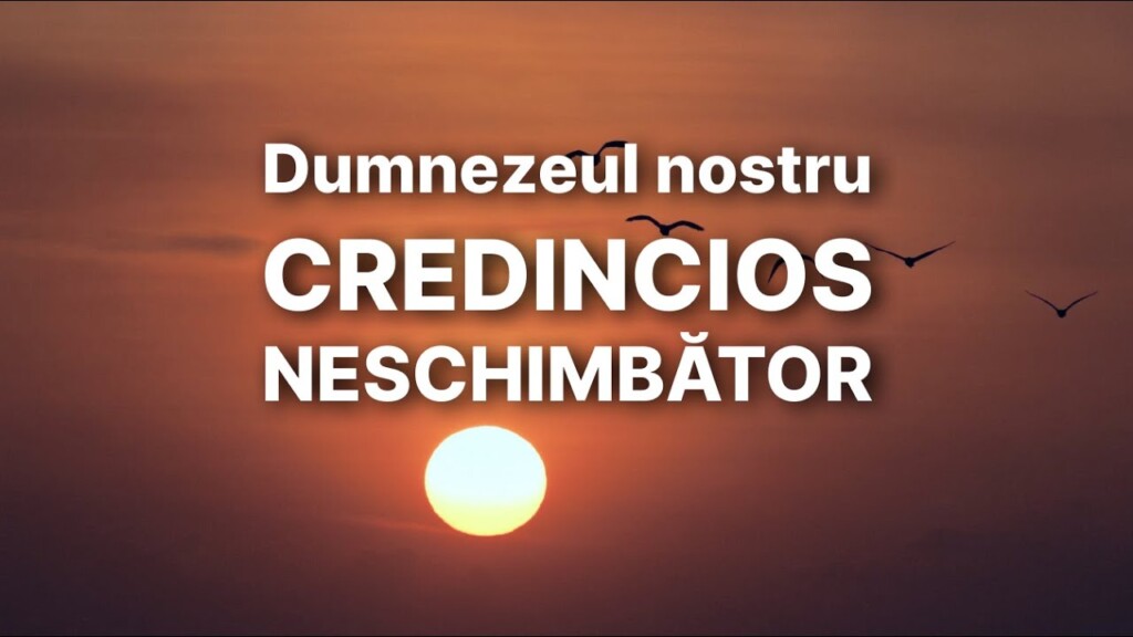 Dumnezeul nostru credincios, neschimbător – fr. Nicolae Zoicaș – Convenția din Croația