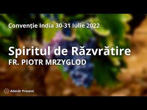Spiritul de Răzvrătire – fr. Piotr Mrzyglod – Convenția din India