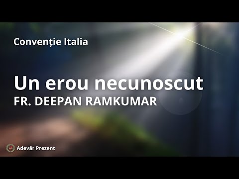 Un erou necunoscut – fr. Deepan Ramkumar – Convenția Italiană 2022